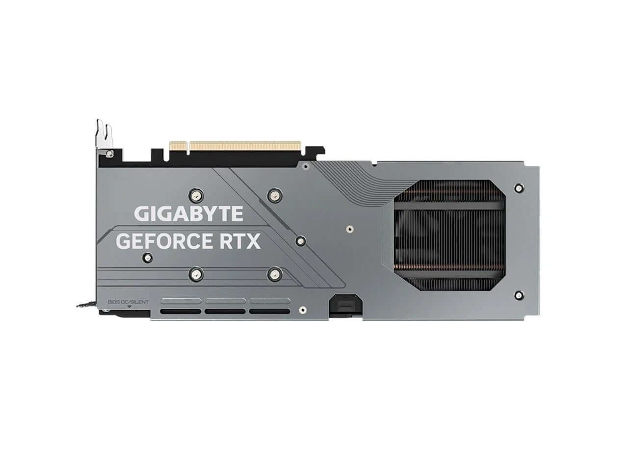 GIGABYTE GeForce RTX 4060 graphics card showcasing sleek design and advanced cooling features.
