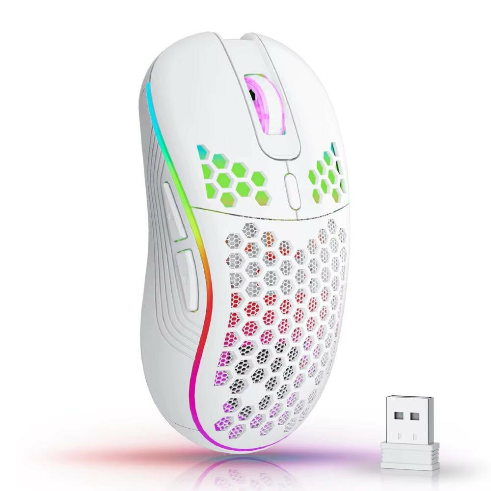 2.4G Wireless Mouse with RGB - PcZone