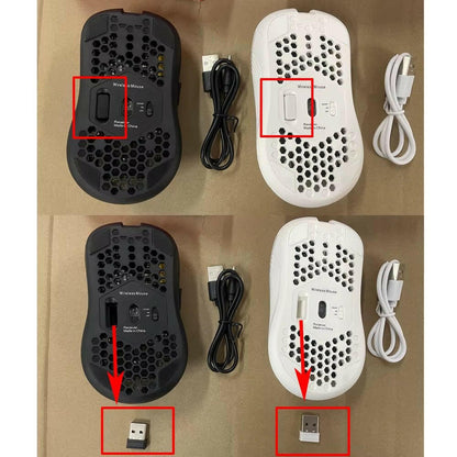 2.4G Wireless Mouse with RGB - PcZone