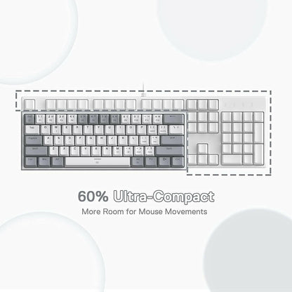 K617 Fizz 60% Wired RGB Gaming Keyboard - PcZone