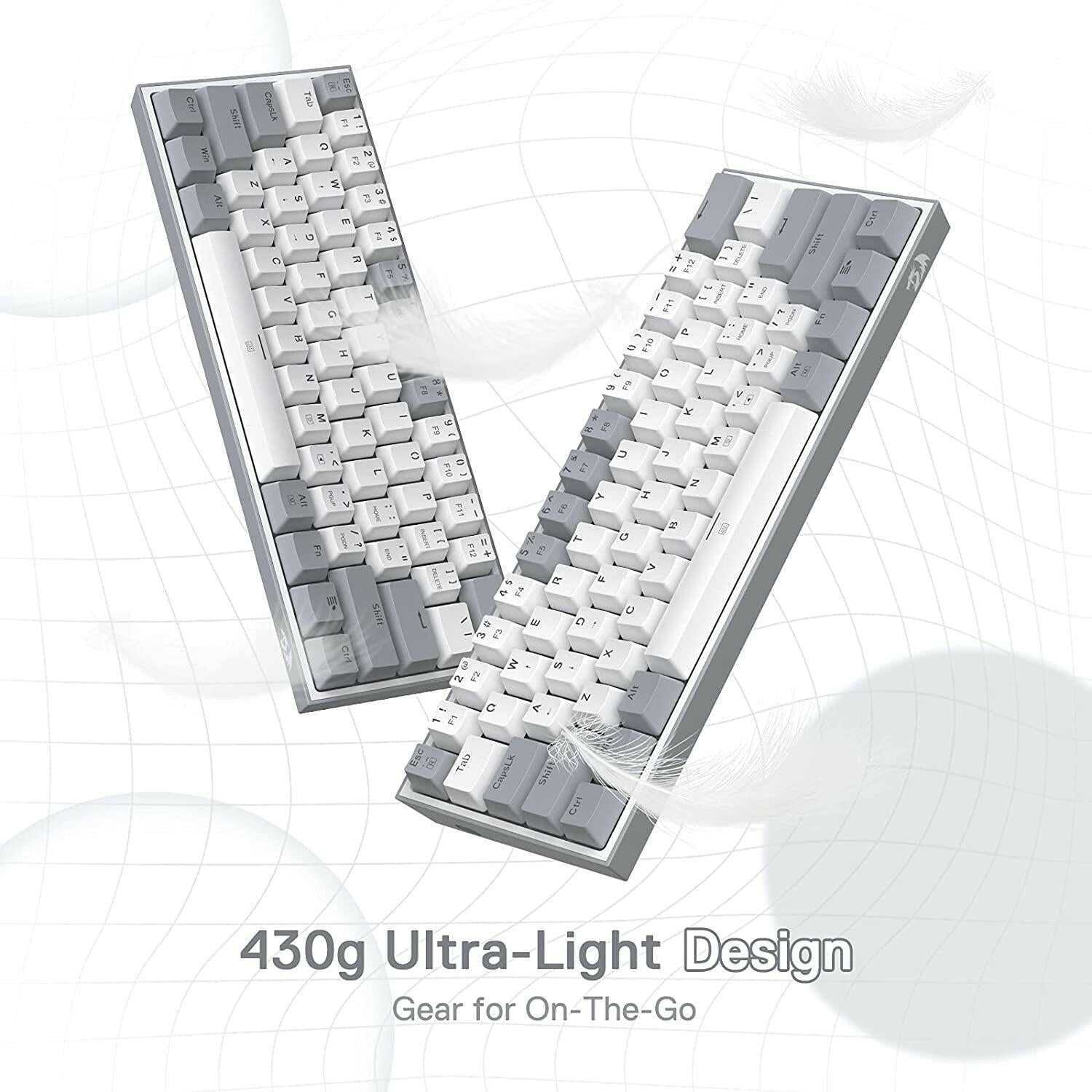 K617 Fizz 60% Wired RGB Gaming Keyboard - PcZone